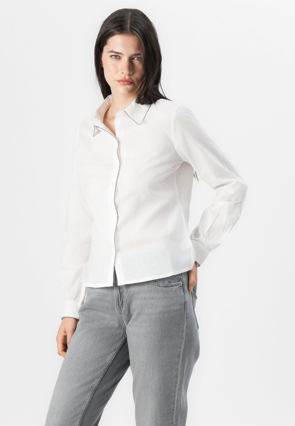 Straight fit ONLLUMI Mid waist Mom Media 5