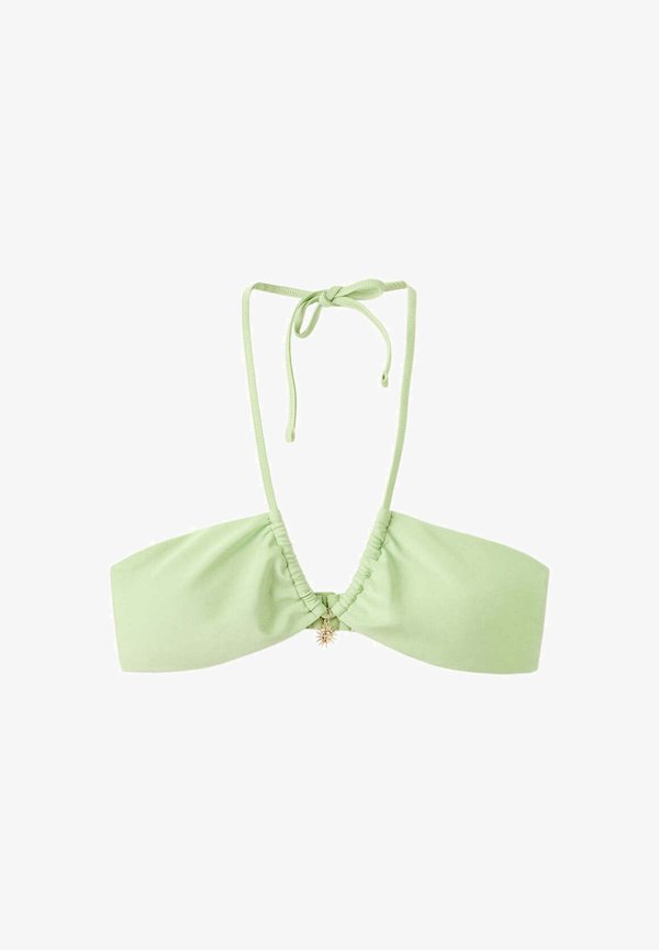 Mango ADULT - Bikini top - pastel green