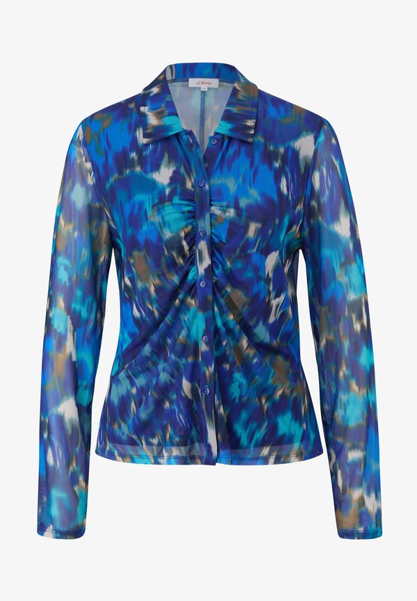 s.Oliver Button-down blouse - navy