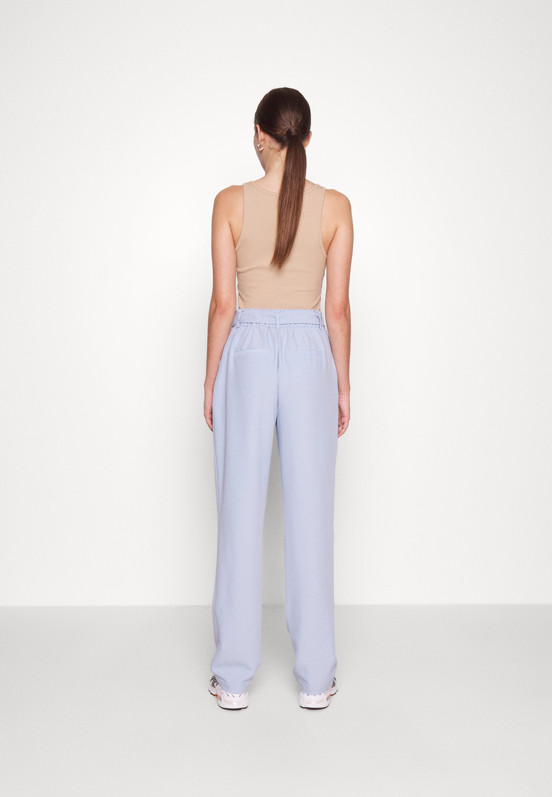 PIECES Tall PCBOSS PAPERBAG STRAIGHT PANTS