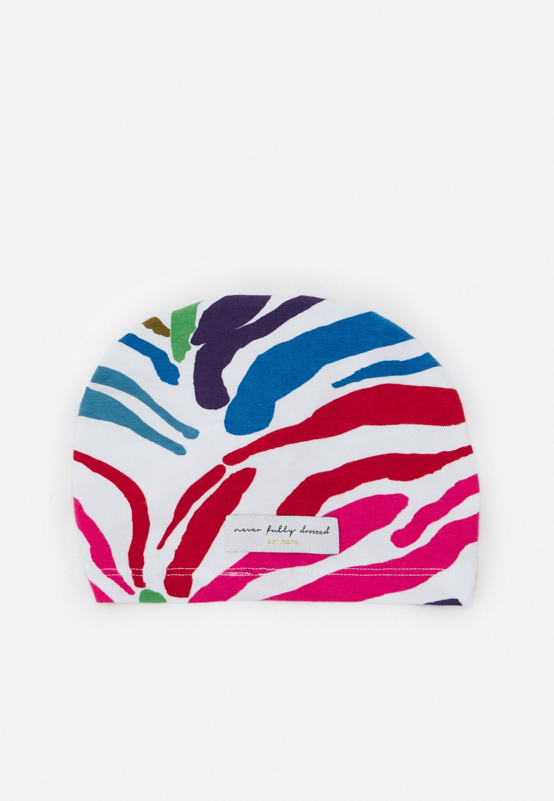 Never Fully Dressed Kids BABIES MULTI ZEBRA TURBAN DRIBBLE BIB SET