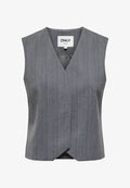 ONLY s ONLJACKIE Tailored Waist - Waistcoat - medium grey melange