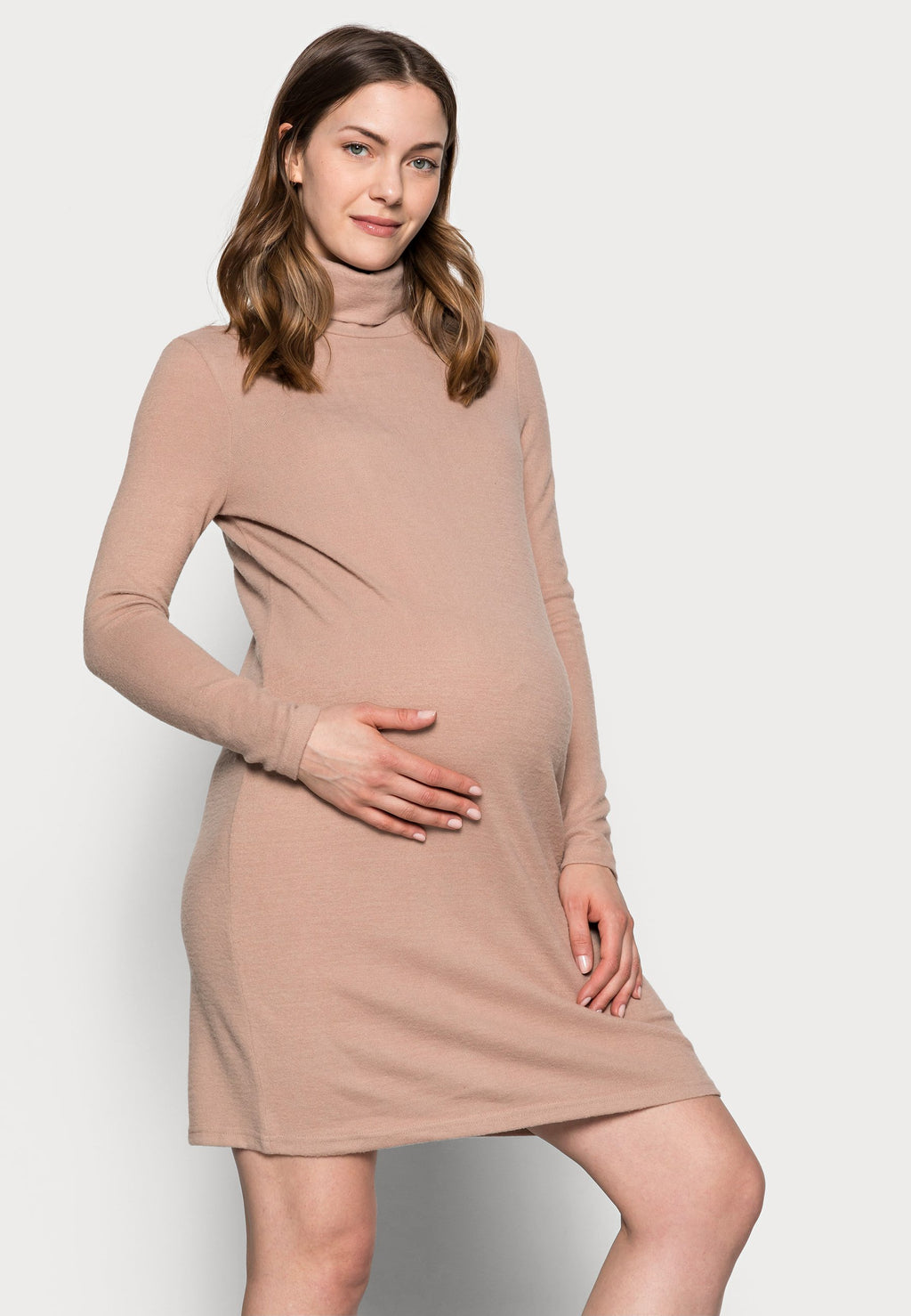Pieces Maternity PCMPAM HIGH NECK DRESS