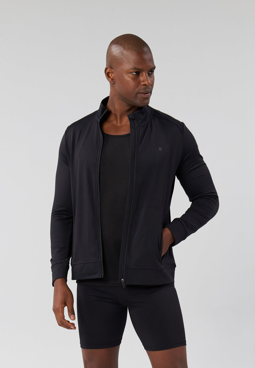 Pier One Sport LONG SLEEVE ZIP UP TRAINING JACKET WITH POCKETS