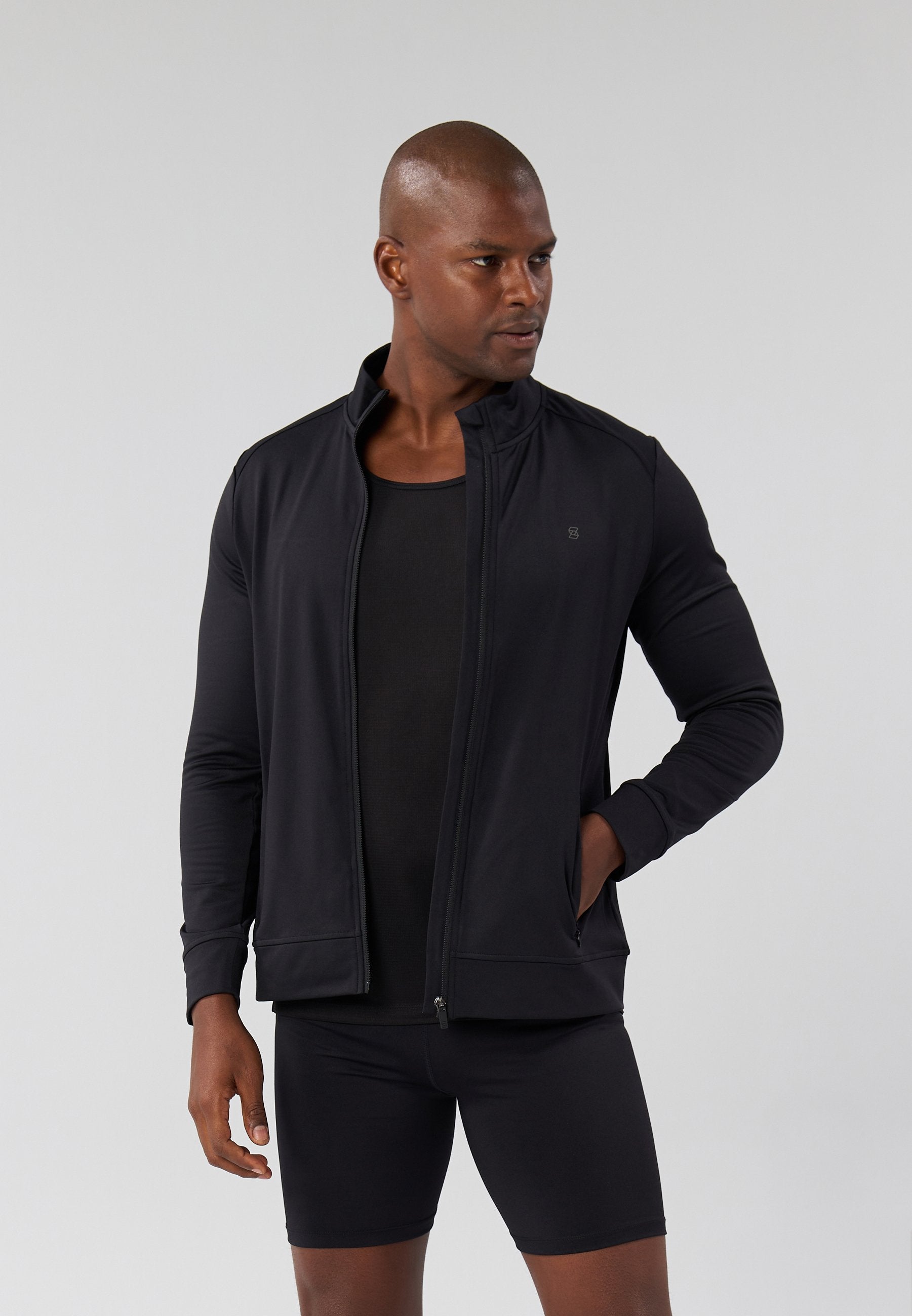 Pier One Sport LONG SLEEVE ZIP UP TRAINING JACKET WITH POCKETS