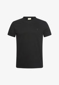 Calvin Klein SLIM MONOGRAM TEE LIQUID TOUCH - Basic T-shirt - black
