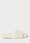 Polo Ralph Lauren FAUX-SHEARLING OPEN-TOE SLIPPER