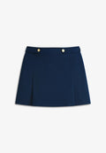 Tommy Hilfiger PLEATED TWILL MINI SKIRT - Pleated skirt - dark night navy