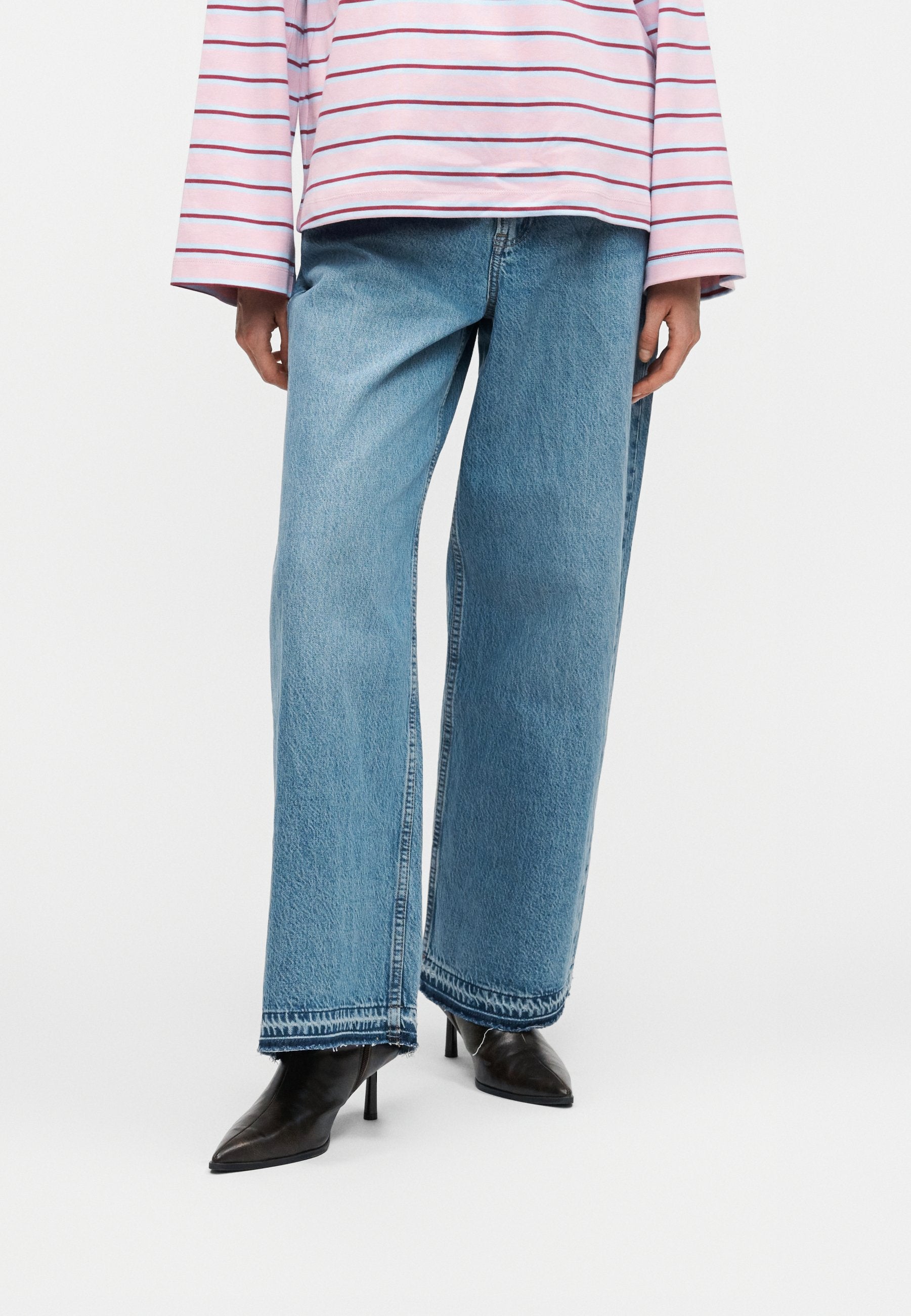 Abercrombie & Fitch LET DOWN HEM CURVY WIDE LEG