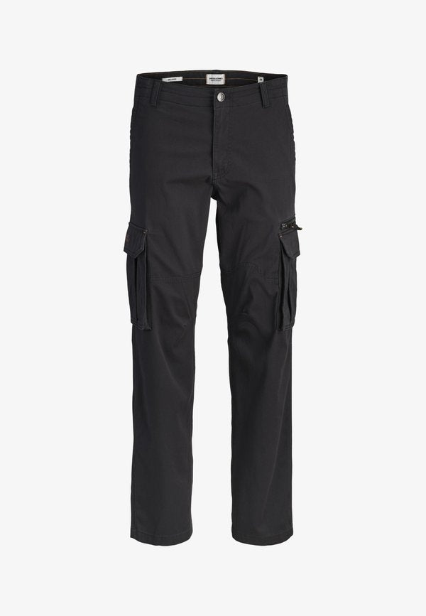 Jack & Jones JPSTKANE DOVER ZIP - Cargo trousers - black