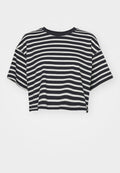 ONLY ONLMAY LIFE BOXY CROP  - Basic T-shirt - night sky/cloud dancer