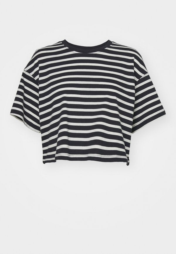 ONLY ONLMAY LIFE BOXY CROP  - Basic T-shirt - night sky/cloud dancer