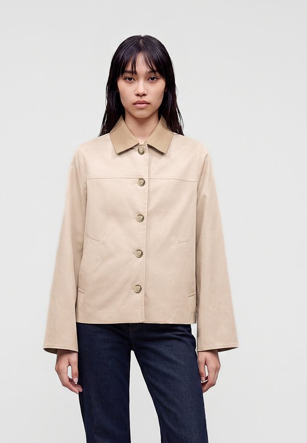 Vero Moda VMCHELSEAPOPPY SHORT JACKET NOOS - Summer jacket - oatmeal