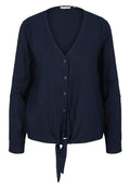 TOM TAILOR DENIM LANGARM MIT KNOTENDETAIL