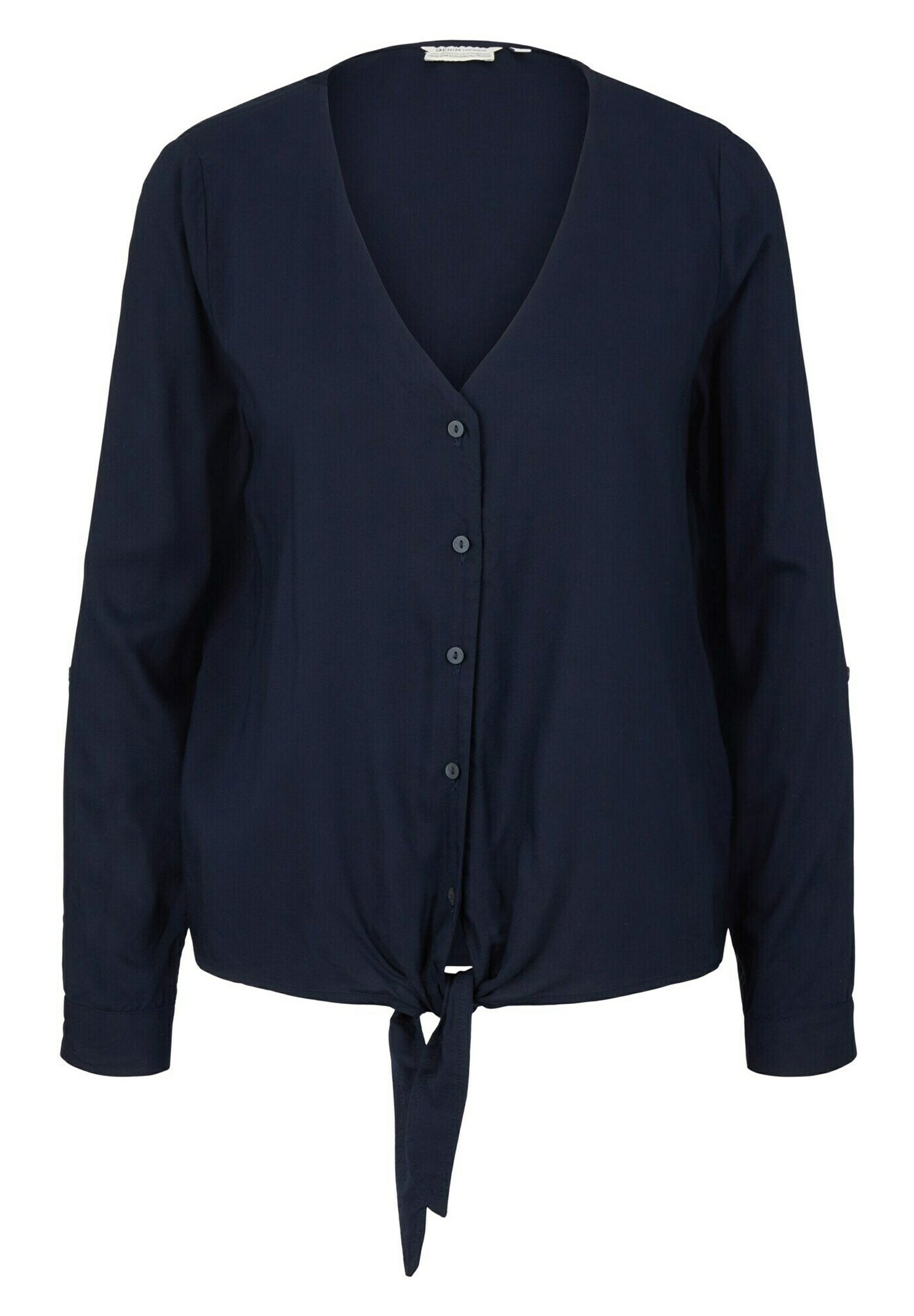 TOM TAILOR DENIM LANGARM MIT KNOTENDETAIL
