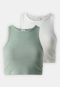 JDY JDYSOFIA CROP TANK 2 PACK