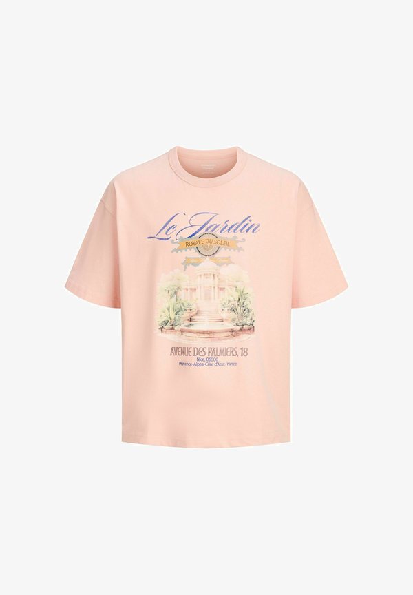 Jack & Jones T- - Print T-shirt - peach melba