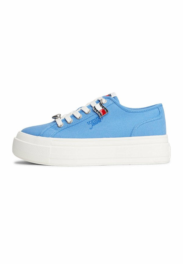 Tommy Jeans CANVAS PLATFORM TRAINERS WITH CHARMS