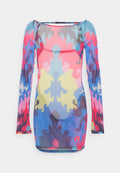 Jaded London BACKLESS LONG SLEEVE DRESS