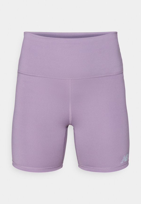 New Balance NB HARMONY HIGH RISE SHORT 6" - Leggings - candied violet