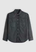Levi's® TEODORA WESTERN  - Button-down blouse - chipped black oyster