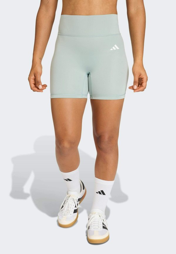 adidas Performance OPTIME ESSENTIALS WORKOUT SHORT LEGGINGS - Leggings - sage