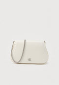 Calvin Klein CURVED WALLET ON CHAIN - Cross body bag - white alyssum