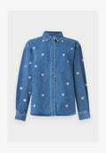 ONLY Denim ONLVERA Denim - Button-down blouse - blue denim