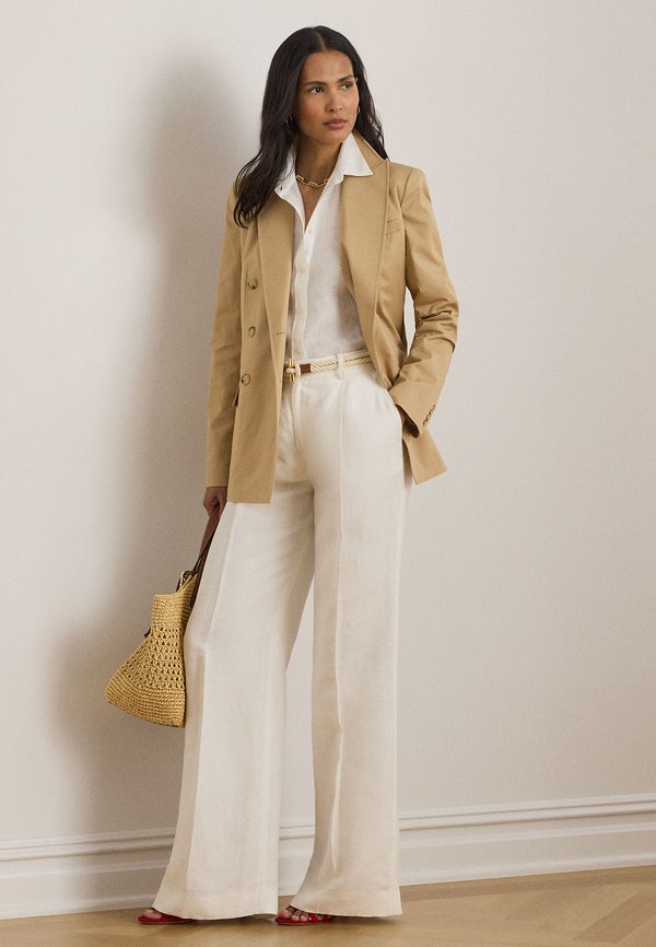Lauren Ralph Lauren DOUBLE-BREASTED COTTON TWILL BLAZER