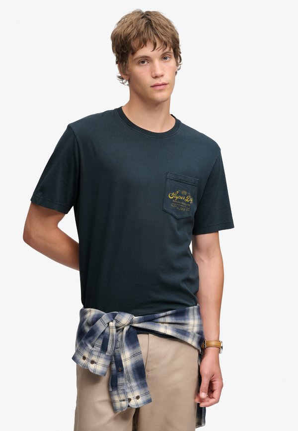 Superdry & Co SUPERDRY TRADE LOOSE T-SHIRT.. - Print T-shirt - truest navy