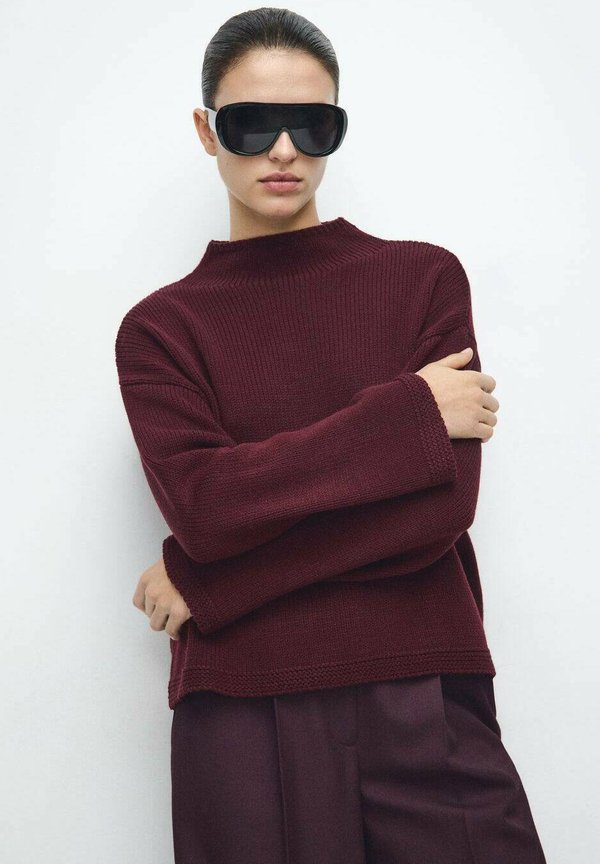 Mango Jumper - bordeaux
