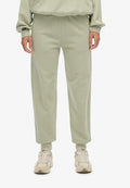 Superdry & Co STUDIOS CUFFED - Tracksuit bottoms - dusty sage