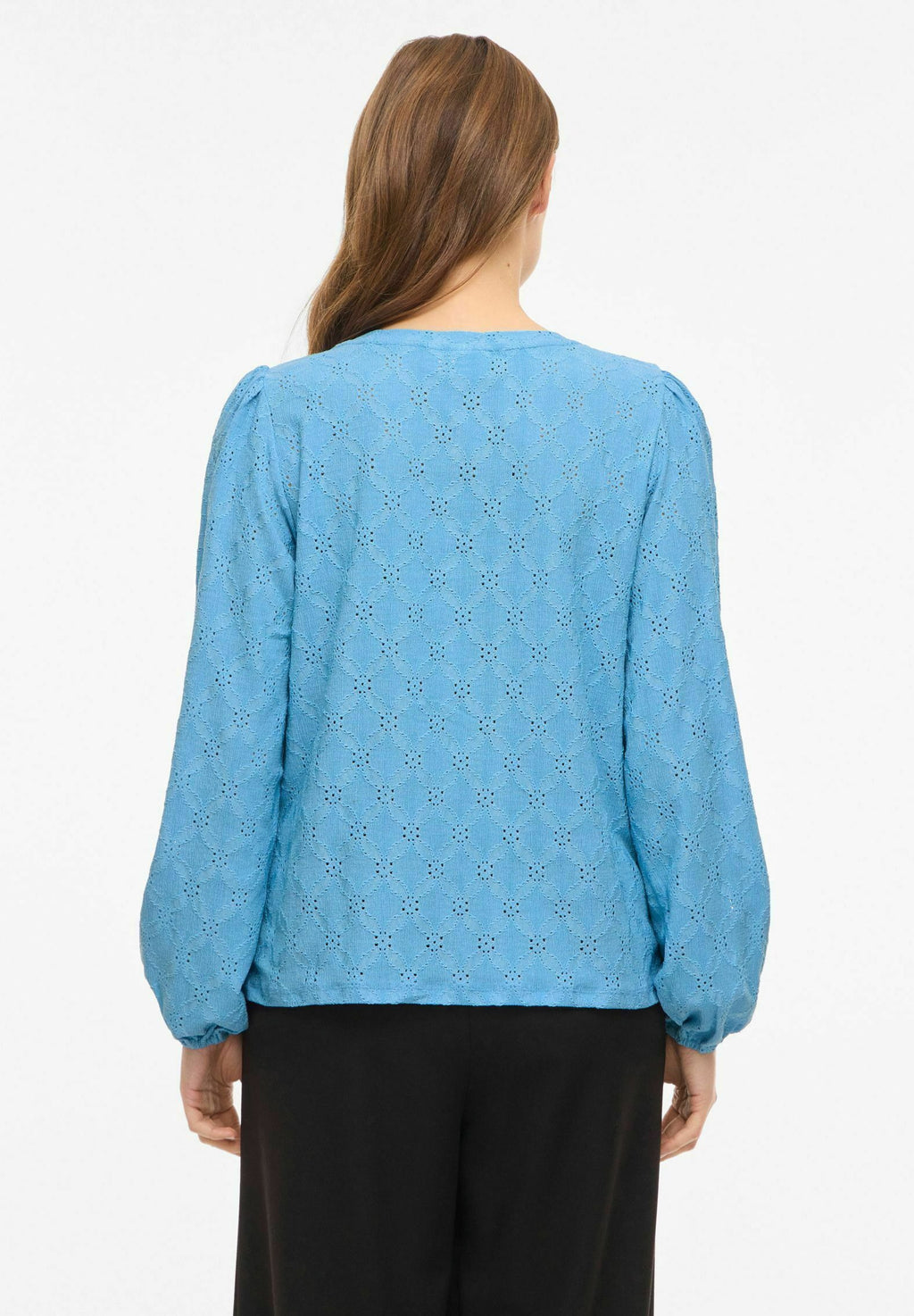 VILA VIASTA O-NECK L/S TOP - NOOS