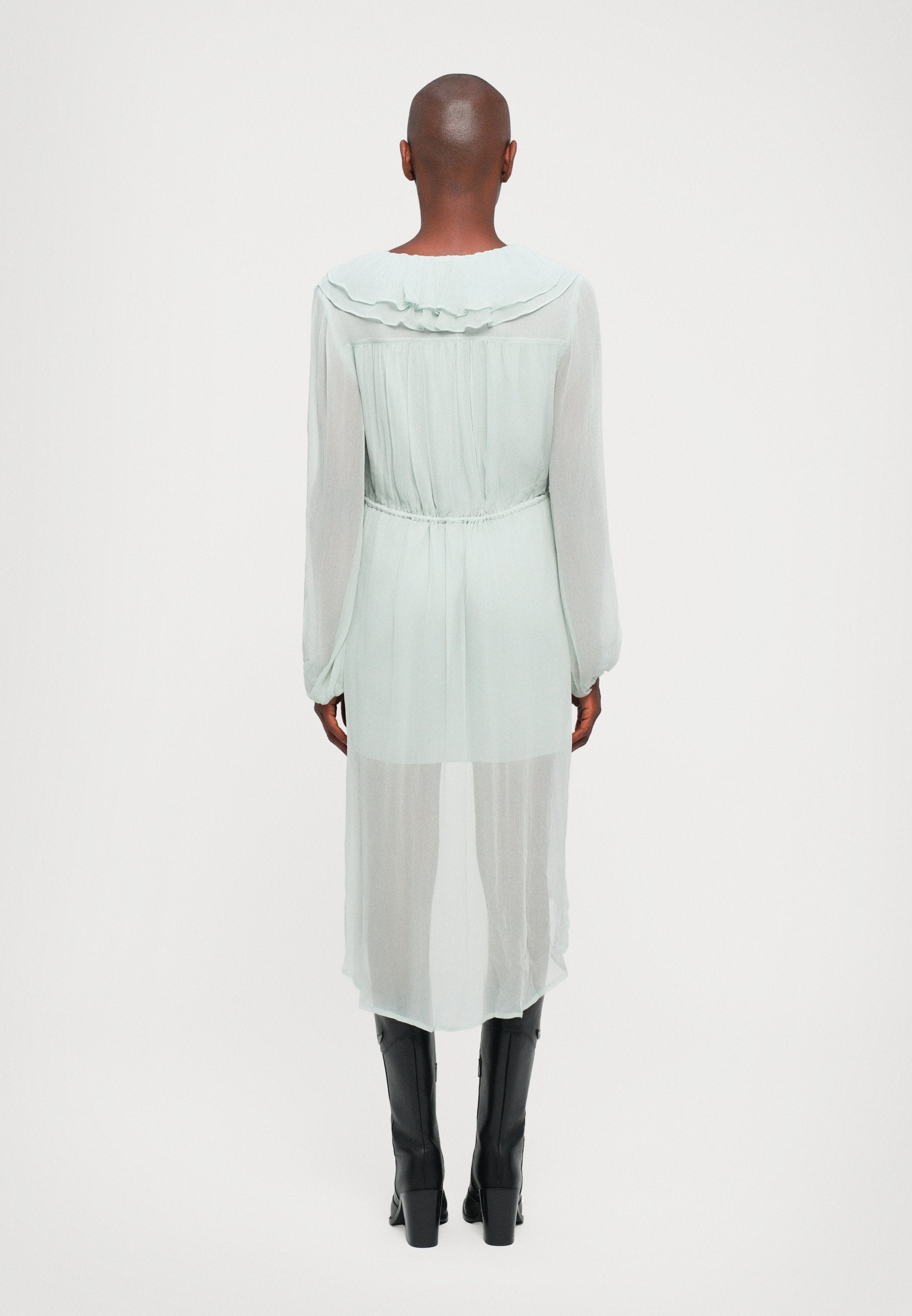 DESIGNERS REMIX IOLA RUFFLE DRESS