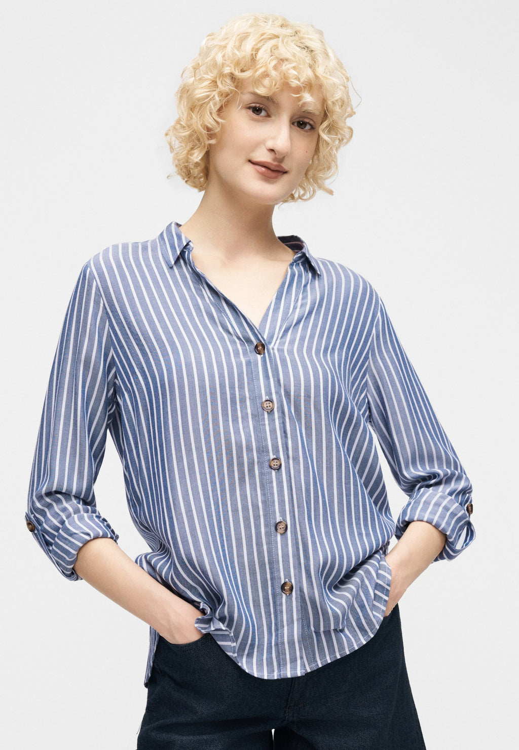 ONLY ONLRILLO PUORI STRIPE SHIRT