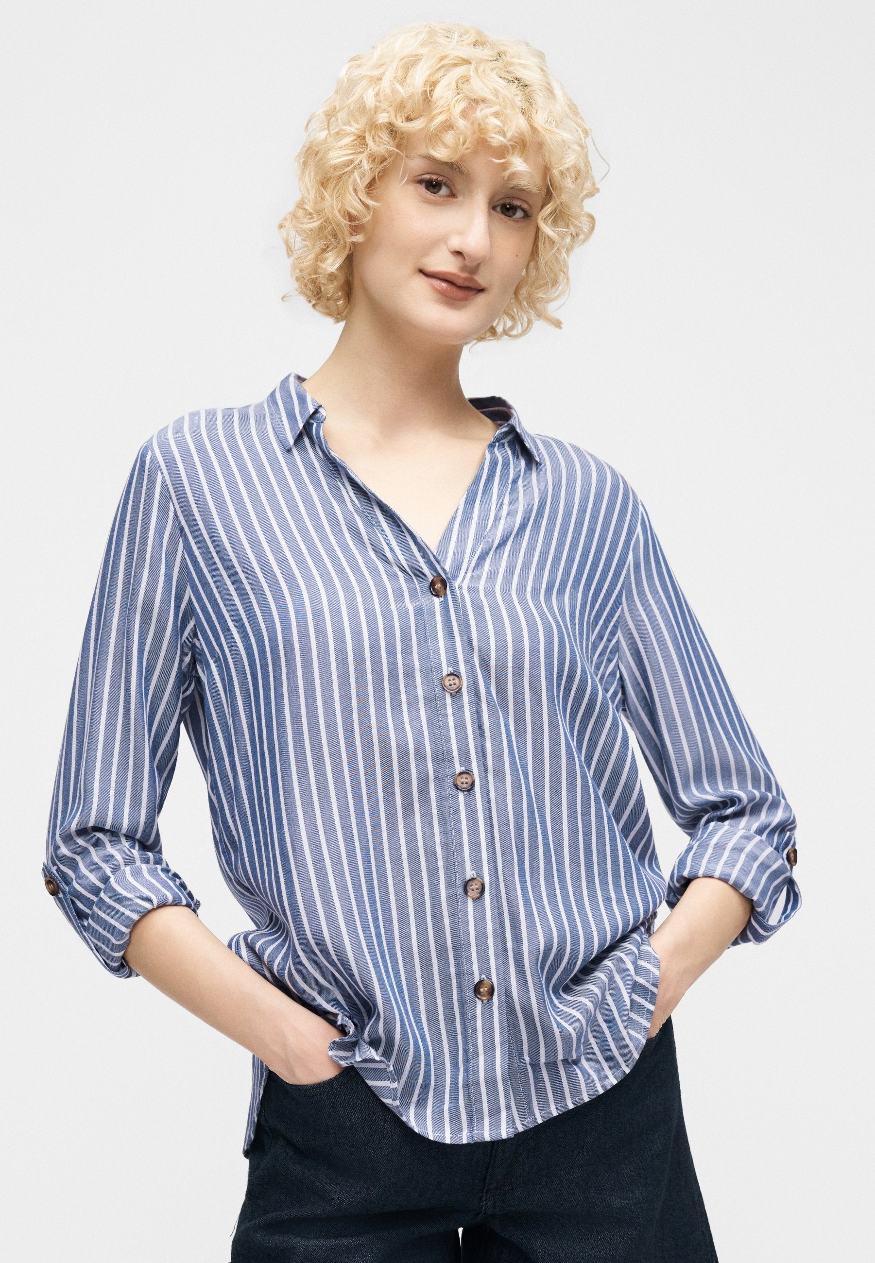 ONLY ONLRILLO PUORI STRIPE SHIRT
