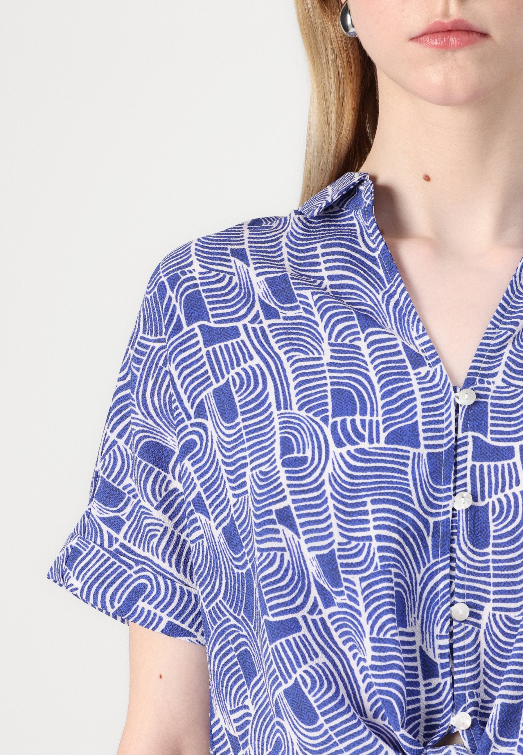 ONLY ONLNOVA KNOTTED SHIRT