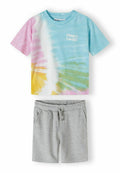 TIE DYE SHORT SLEEVE AND SET Media 1