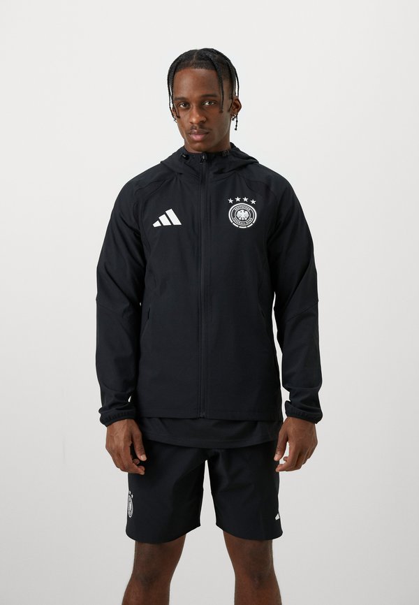 adidas Performance DEUTSCHLAND DFB TIRO TRAVEL FULL ZIP - National team wear - black
