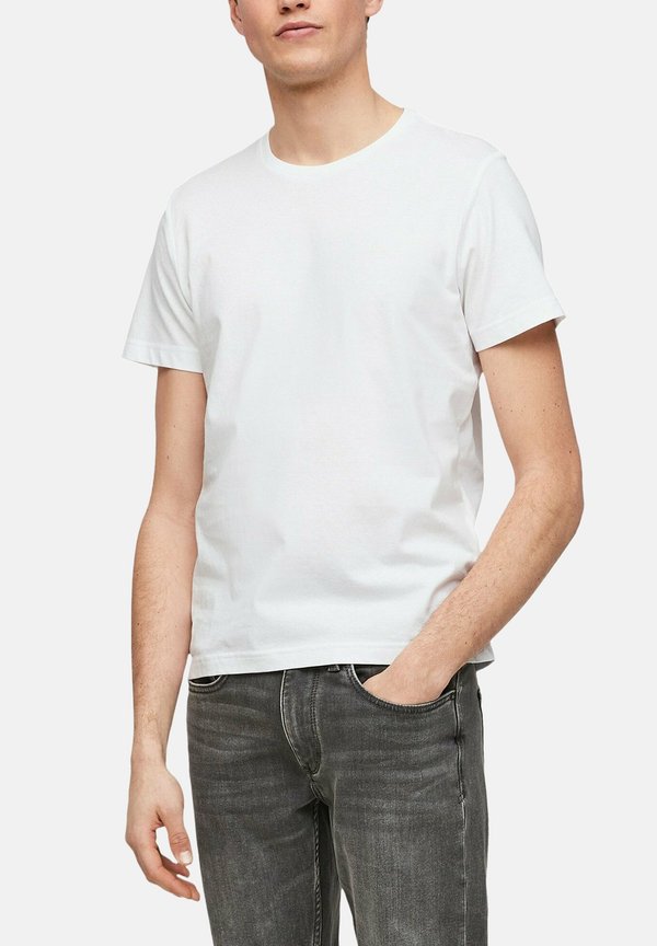 s.Oliver 4ER PACK - Basic T-shirt - weiß