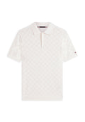 REGULAR FIT POINTELLE POLO SHIRT Media 1