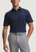 Under Armour MATCHPLAY - Polo shirt - navy blue/grey