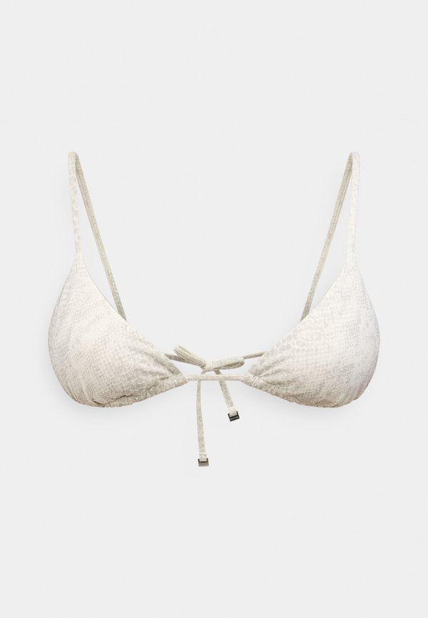 Calvin Klein Swimwear TRIANGLE ESSENTIALS - Bikini top - tofu