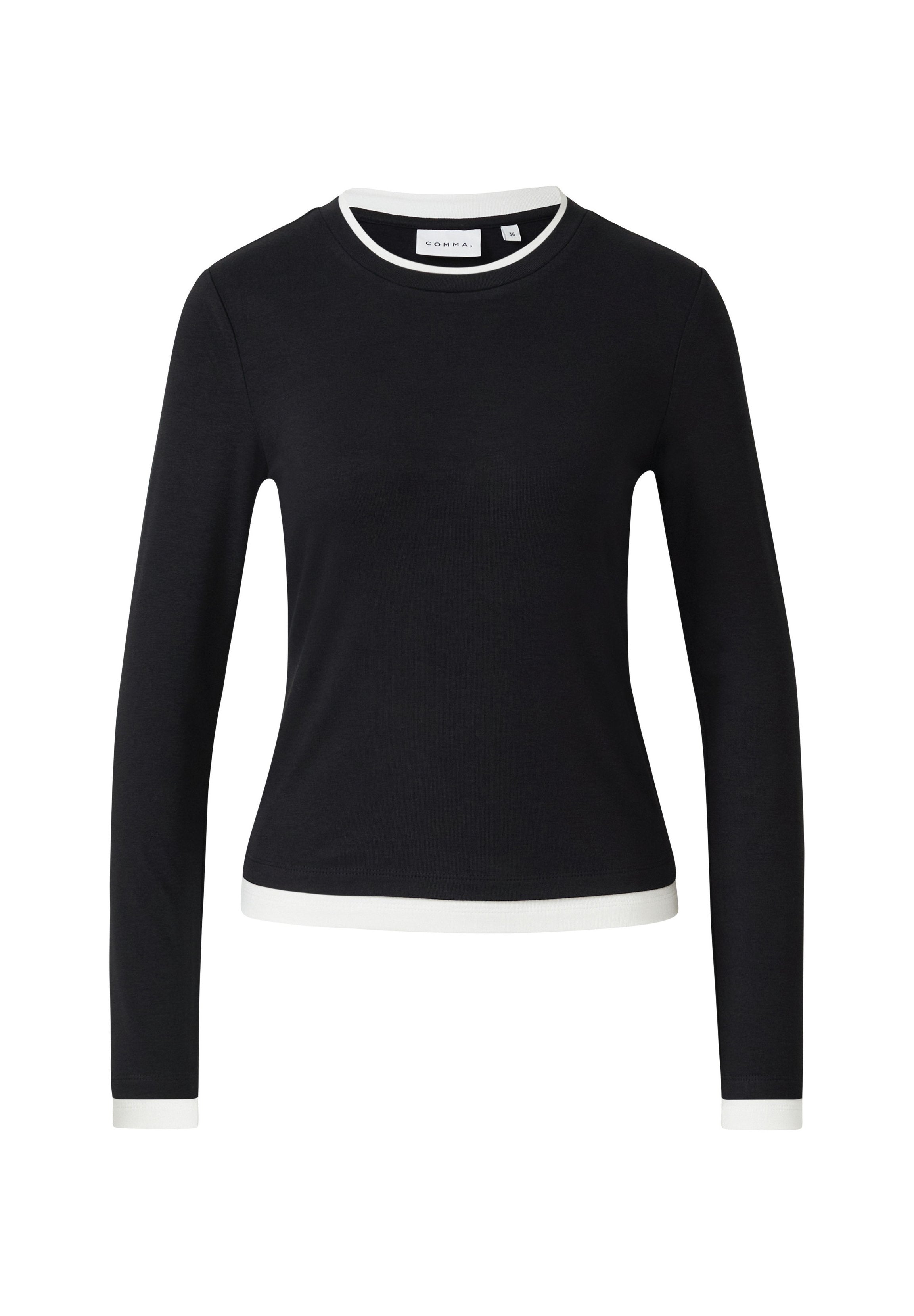 comma Langarmshirt Media 1