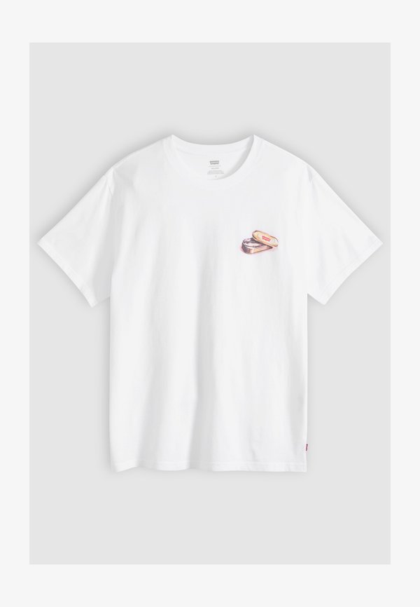 Levi's® RELAXED FIT TEE - Print T-shirt - white