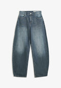 Bershka Wide Leg - dark blue