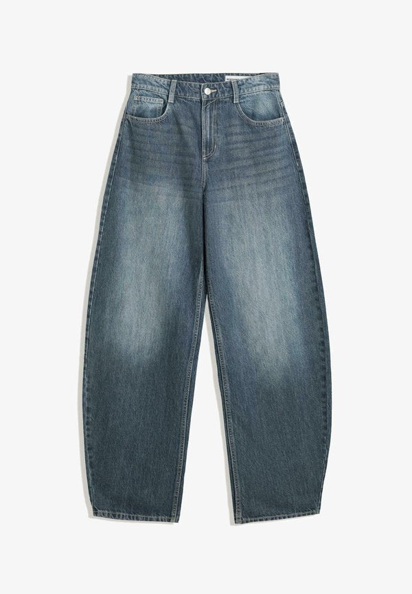 Bershka Wide Leg - dark blue