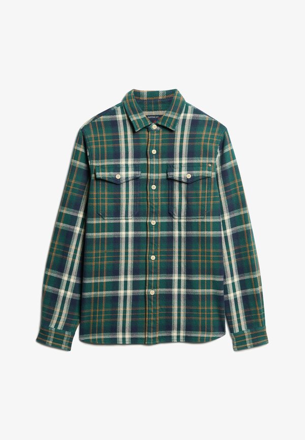 Superdry & Co Shirt - merchant check green