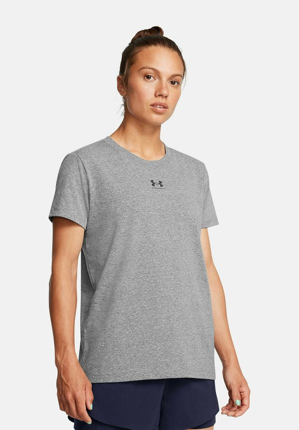 Under Armour RIVAL CORE - Sports T-shirt - castlerock
