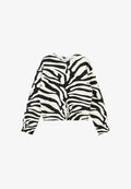 Mango Jumper - black white